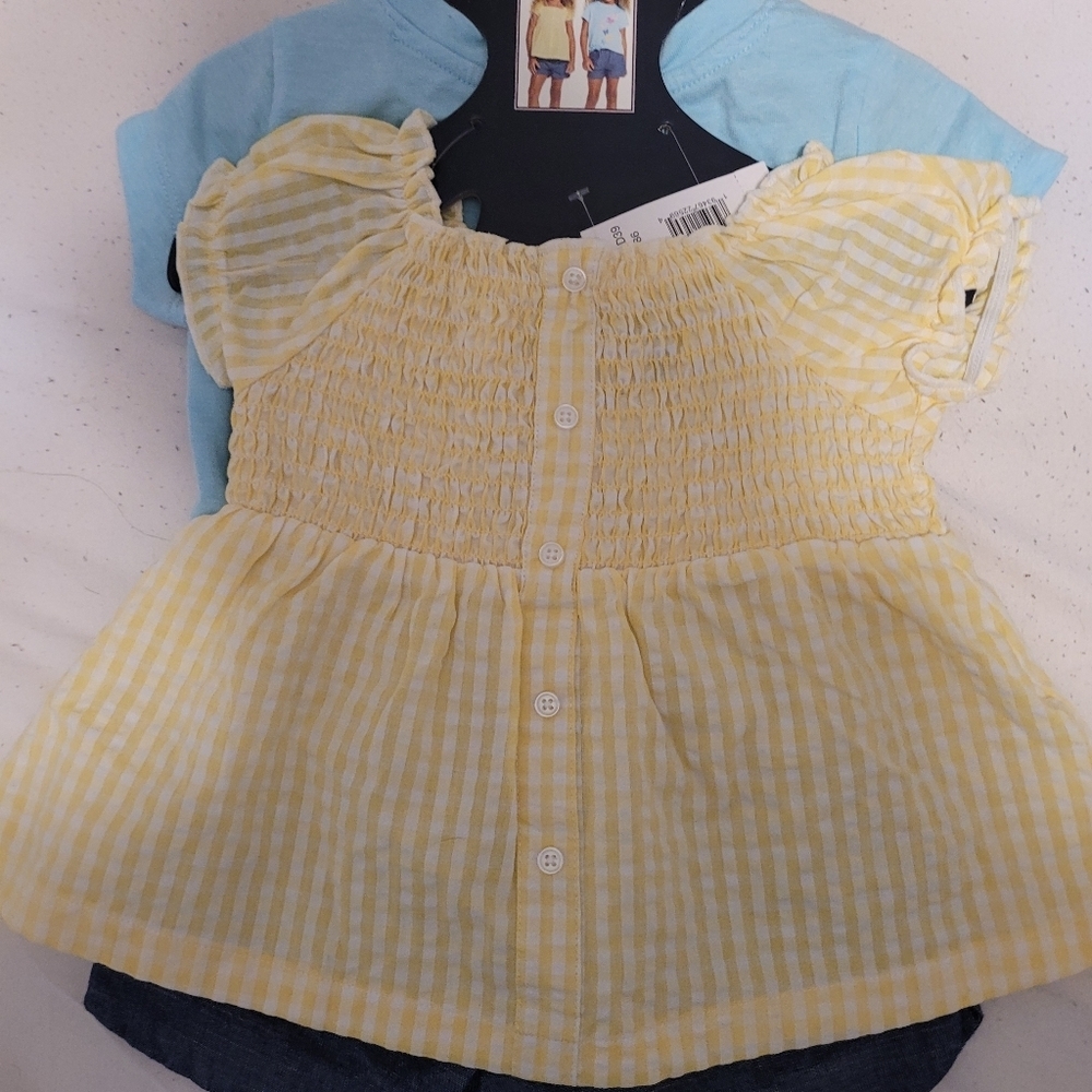NWT 2 pack girls outfits size 2